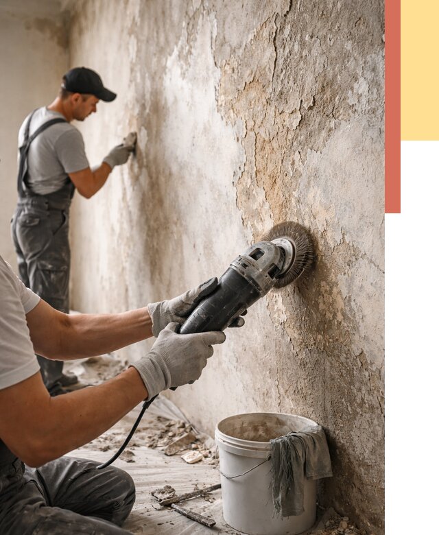 Снятие и удаление краски со стен в Канаше от 2157 руб. — ОТДЕЛОЧНИК-Кна