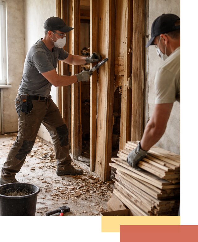 Демонтаж деревянных перегородок в Канаше быстро и аккуратно