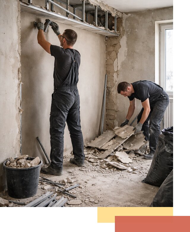 Демонтаж короба из гипсокартона в Канаше быстро и аккуратно