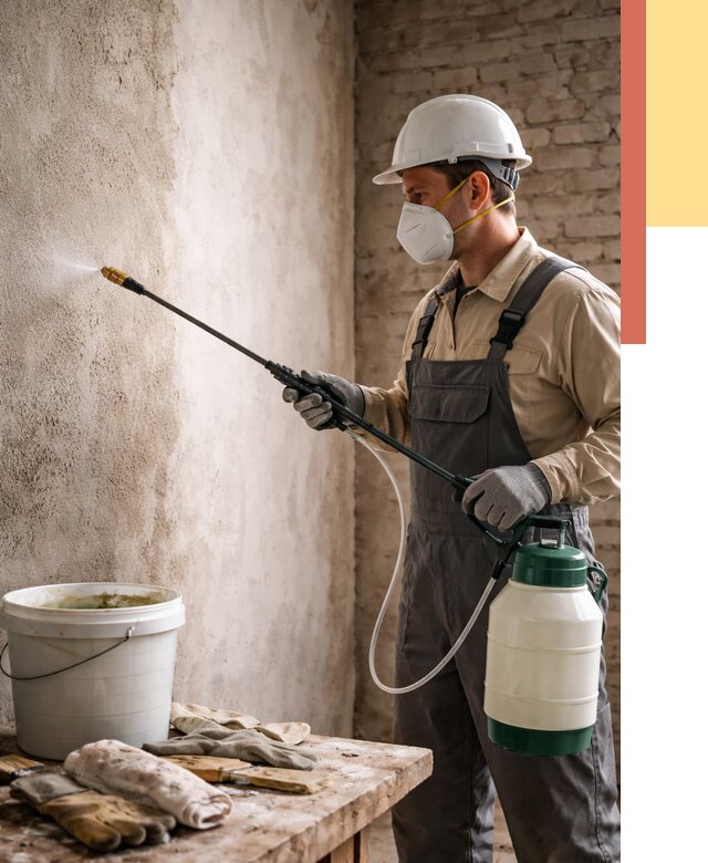 Антисептическая обработка стен в Канаше от 1233 руб. — быстро и недорого | ОТДЕЛОЧНИК-Кна