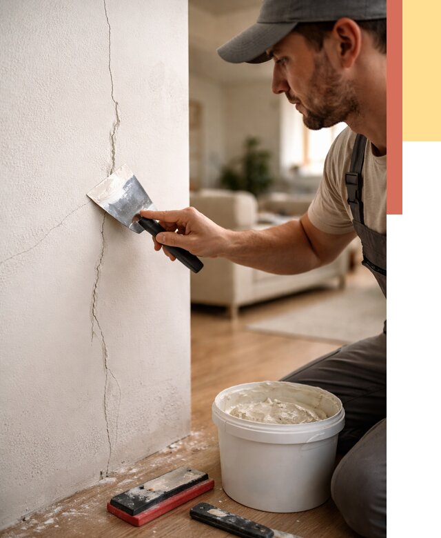 Заделка трещин и сколов в Канаше от 2517 руб. — быстро и недорого | ОТДЕЛОЧНИК-Кна