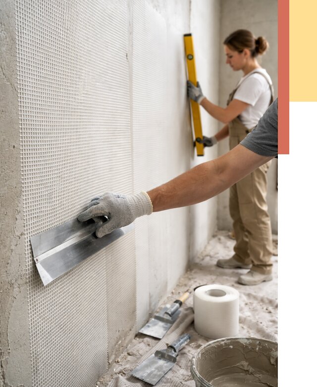 Армирование стен стеклосеткой в Канаше от 3287 руб. под ключ | ОТДЕЛОЧНИК-Кна