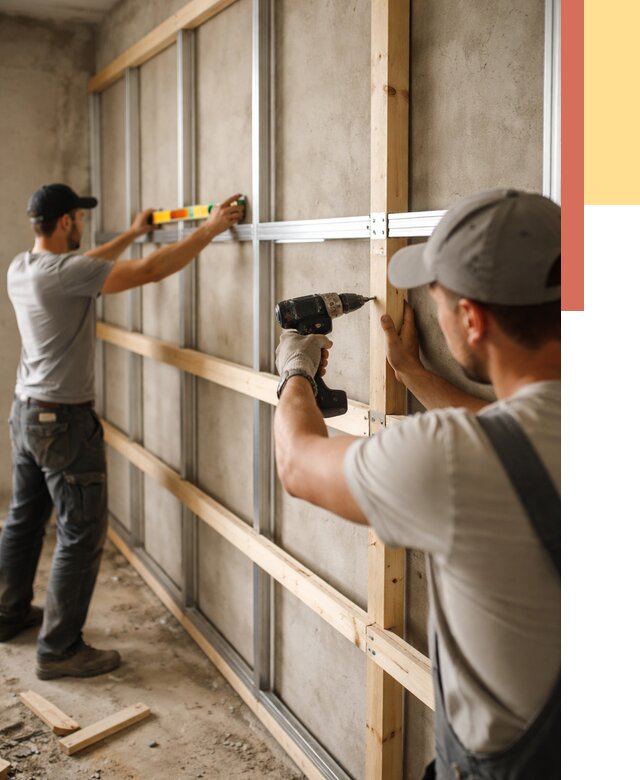 Устройство обрешетки под панели в Канаше от 2157 руб. — монтаж под ключ | ОТДЕЛОЧНИК-Кна