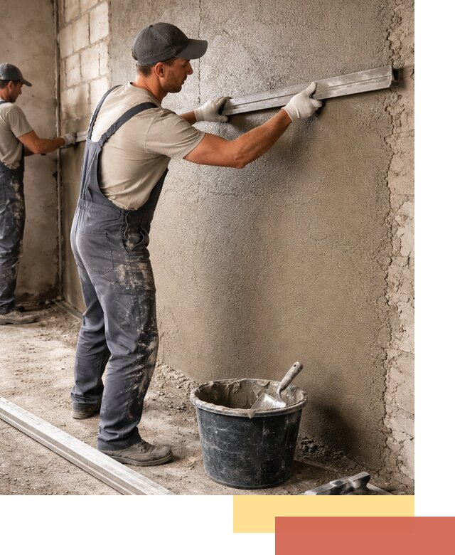 Штукатурка стен цементно-песчаная в Канаше профессионально