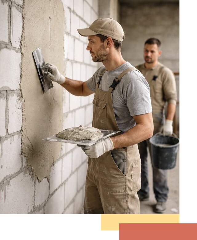 Штукатурка стен из газобетона в Канаше под ключ