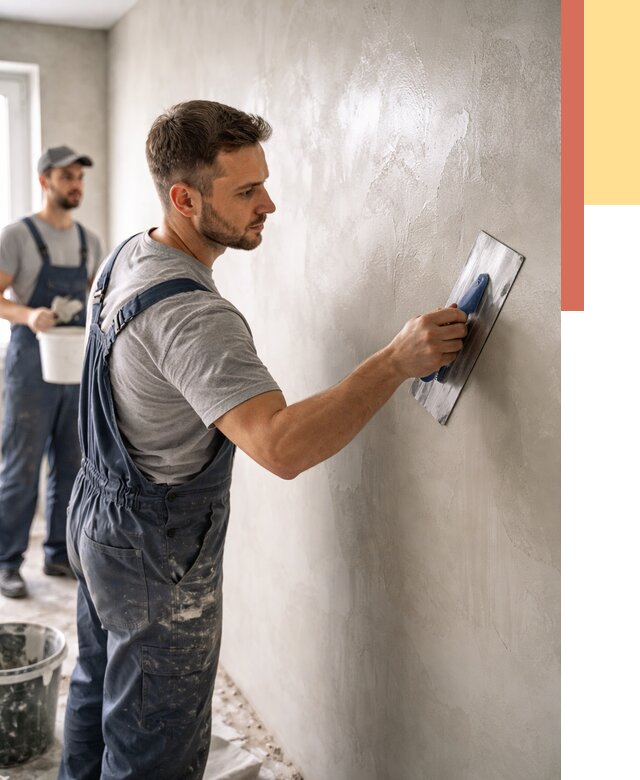 Глянцевание штукатурки стен в Канаше от 7704 руб. — услуги и затирка | ОТДЕЛОЧНИК-Кна