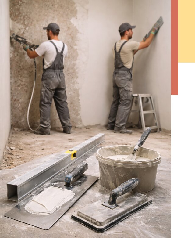 Штукатурка стен под обои в Канаше от 4622 руб./м2 — выравнивание под обои | ОТДЕЛОЧНИК-Кна