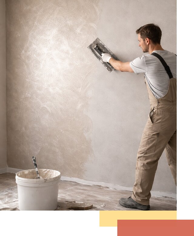 Декоративная штукатурка «Мокрый шелк» под ключ в Канаше