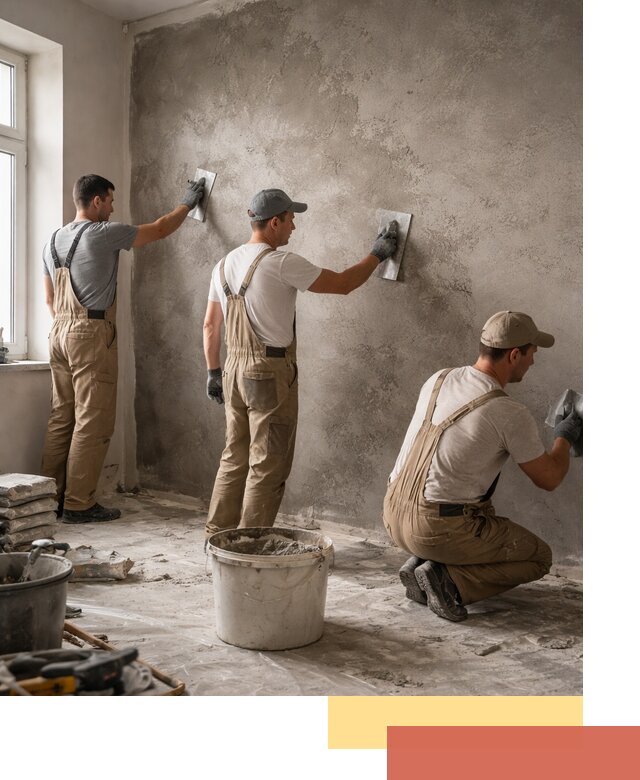 Декоративная штукатурка под бетон в Канаше для стен и потолков