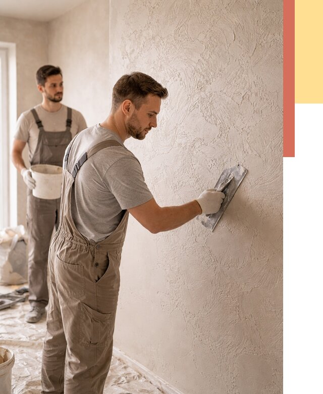 Фактурная штукатурка стен в Канаше от 4314 руб./м² — заказать под ключ | ОТДЕЛОЧНИК-Кна