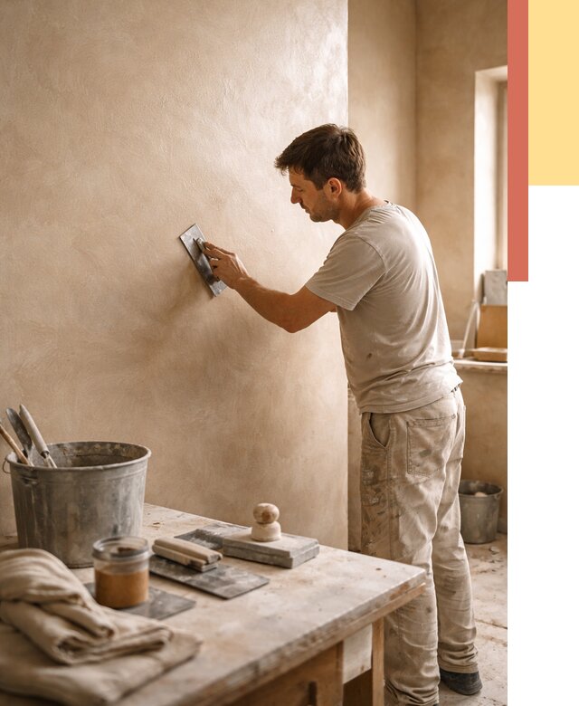 Марокканская штукатурка таделакт в Канаше под ключ от 4314 руб. | ОТДЕЛОЧНИК-Кна