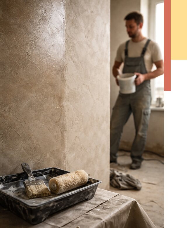 Нанесение воска на штукатурку в Канаше от 3595 руб. | Услуги ОТДЕЛОЧНИК-Кна