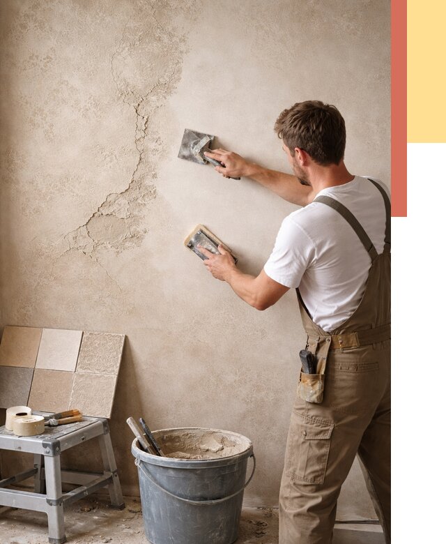 Ремонт декоративной штукатурки в Канаше от 4622 руб. под ключ | ОТДЕЛОЧНИК-Кна