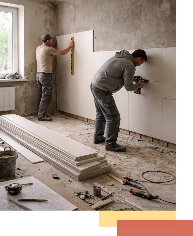 Монтаж ПВХ панелей на стены в Канаше качественно и быстро