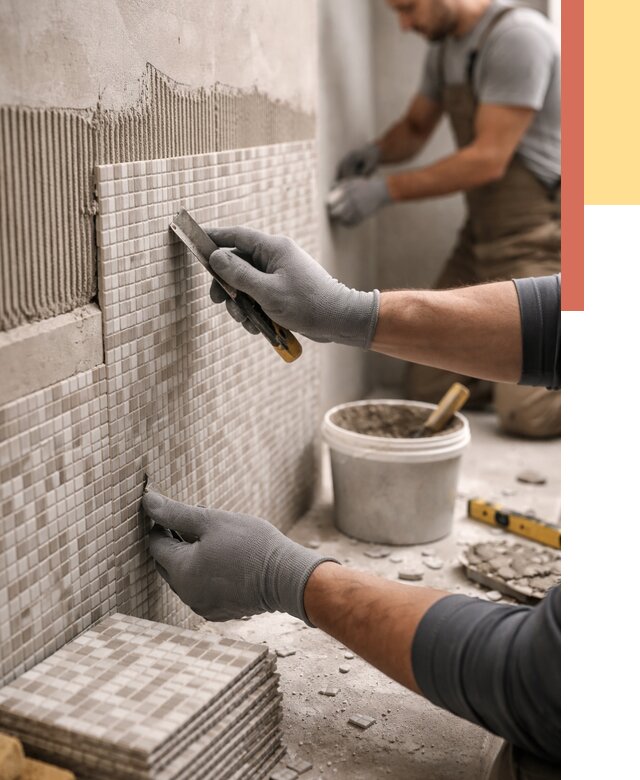 Облицовка стен мозаикой в Канаше от 3287 руб/м2 — укладка мозаики на стены | ОТДЕЛОЧНИК-Кна