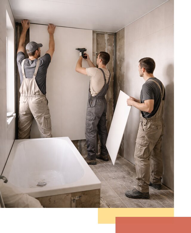 Отделка ванной панели ПВХ профессионально в Канаше