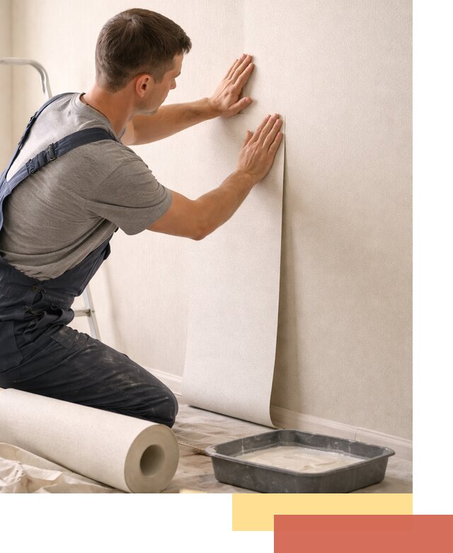 Поклейка флизелиновых обоев в Канаше качественно и быстро