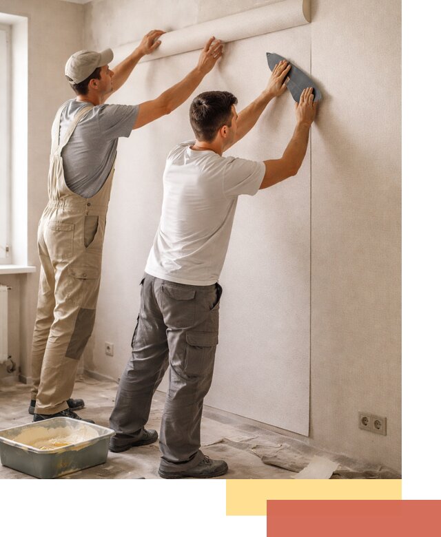 Поклейка виниловых обоев в Канаше профессионально и качественно