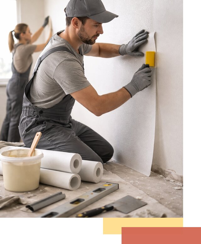 Поклейка стеклообоев профессионально в Канаше