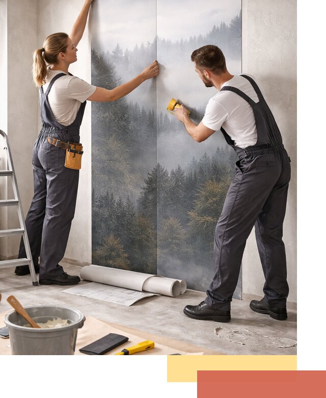 Поклейка фотообоев профессионально в Канаше под ключ