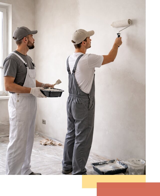 Покраска стен водоэмульсионной краской в Канаше