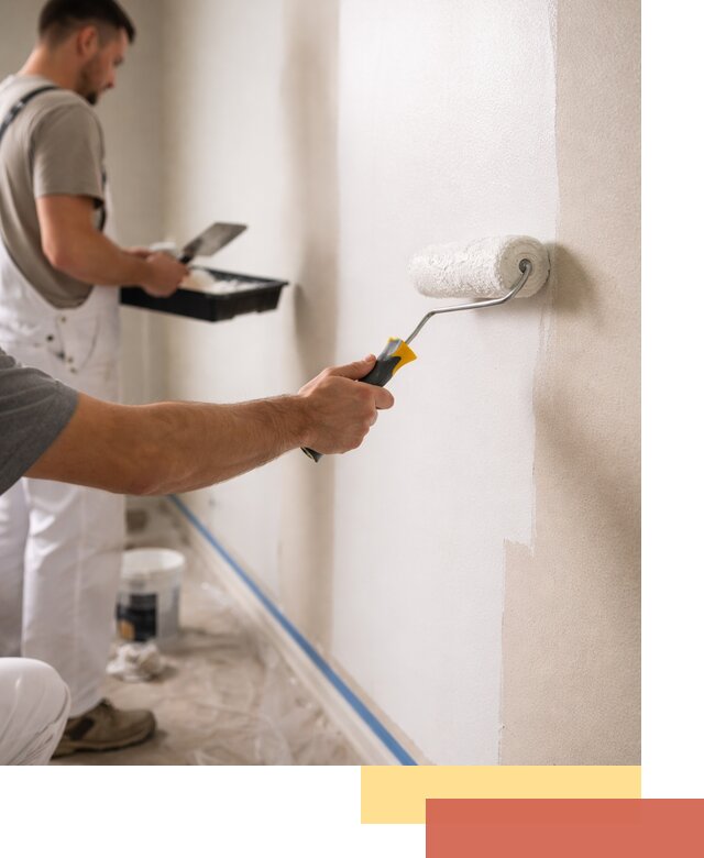 Покраска стен акриловой краской профессионально в Канаше