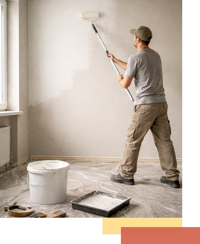 Покраска стен латексной краской в Канаше качественно и быстро