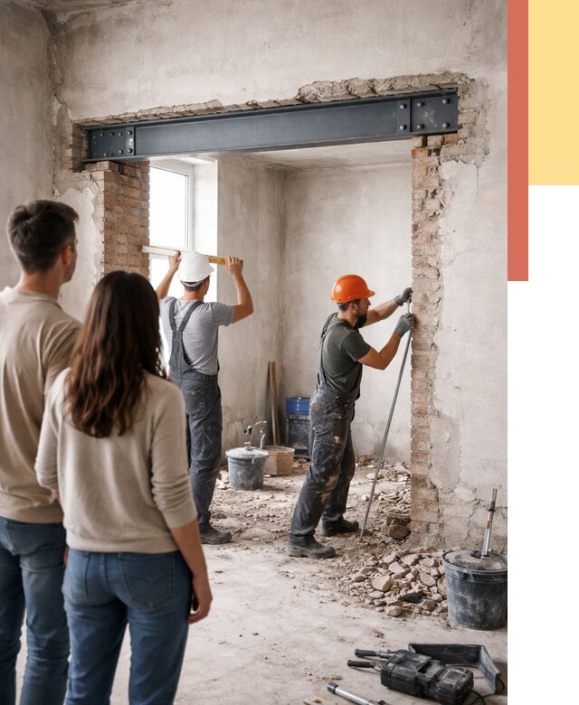 Усиление проема в стене в Канаше от 9758 руб. — усиление дверного проема металлоконструкцией | ОТДЕЛОЧНИК-Кна