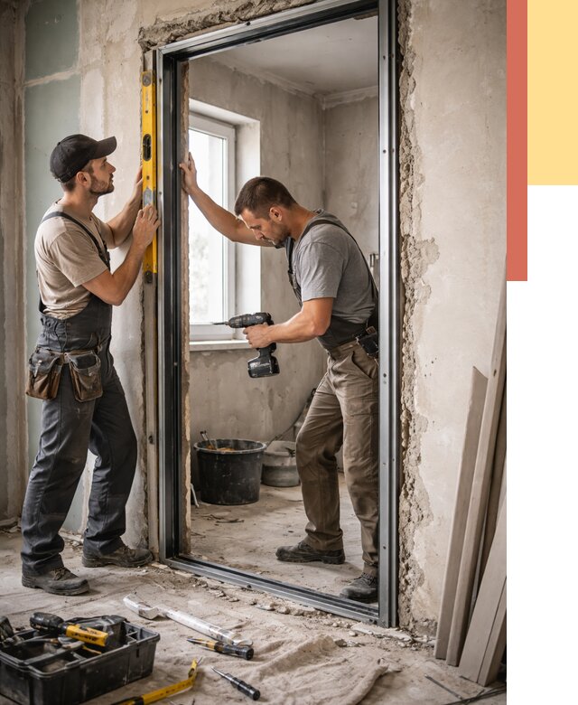 Закладка дверного проема в Канаше от 3595 руб. — быстро и недорого | ОТДЕЛОЧНИК-Кна