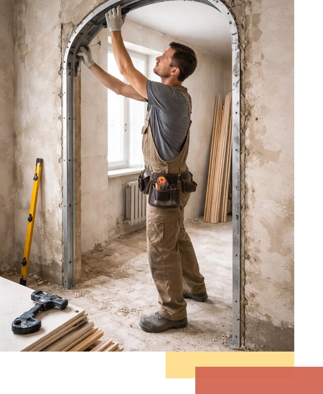 Устройство арочного проема в Канаше под ключ