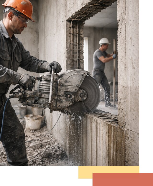 Алмазная резка проемов в Канаше быстро и точно