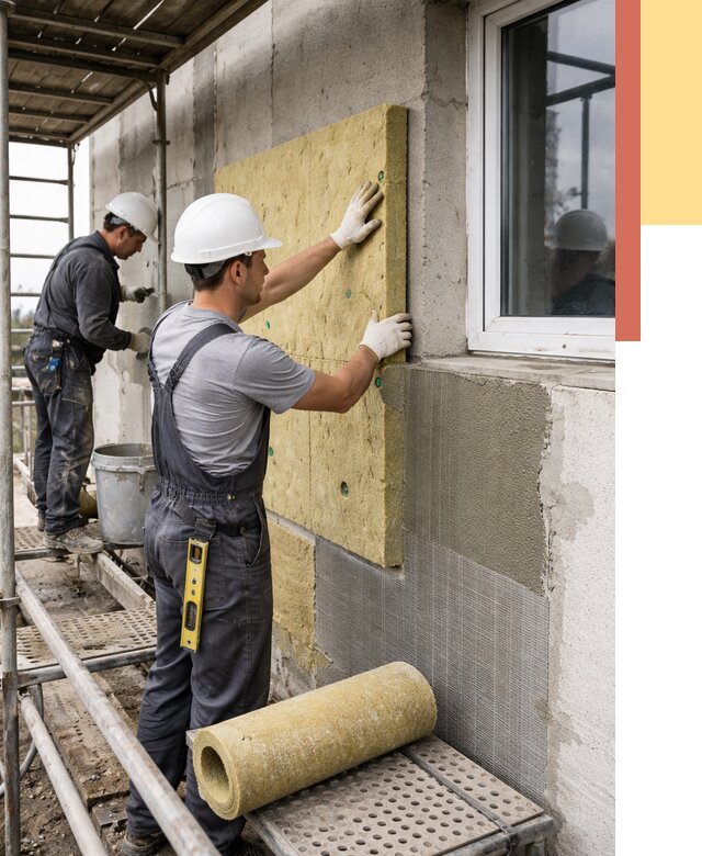 Утепление стен в Канаше от 4417 руб. под ключ — быстро и недорого | ОТДЕЛОЧНИК-Кна