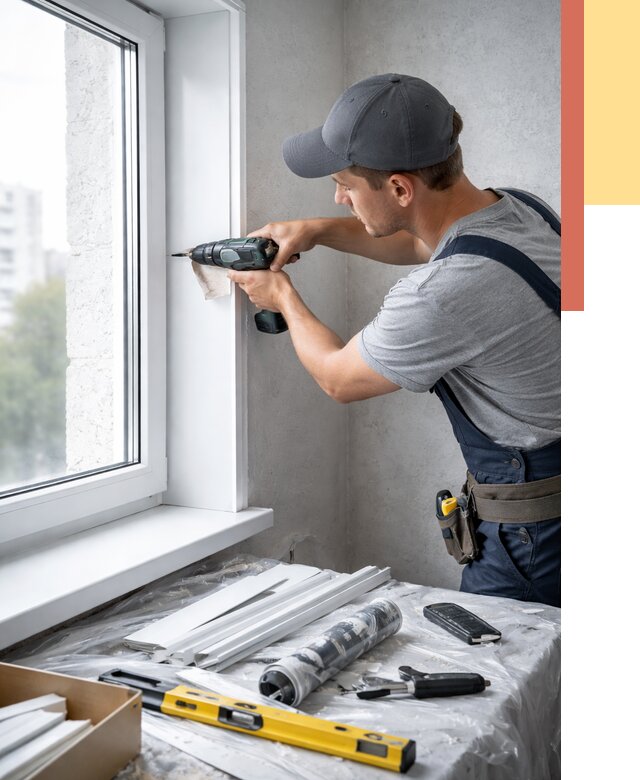 Установка пластиковых откосов в Канаше от 2311 руб. | ОТДЕЛОЧНИК-Кна монтаж, быстро и недорого