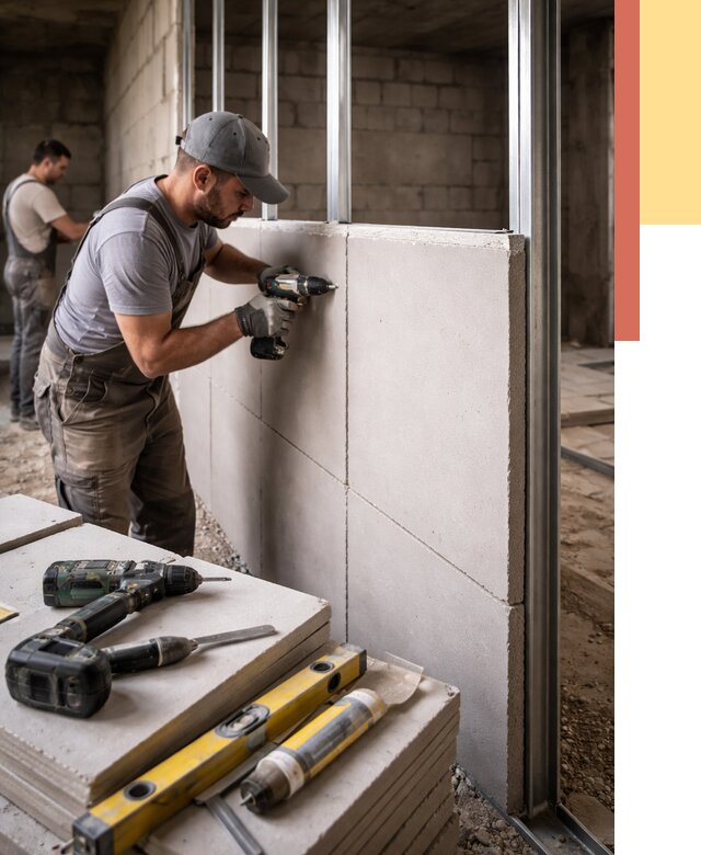 Кладка влагостойких перегородок ПГП в Канаше от 1233 руб. под ключ | ОТДЕЛОЧНИК-Кна