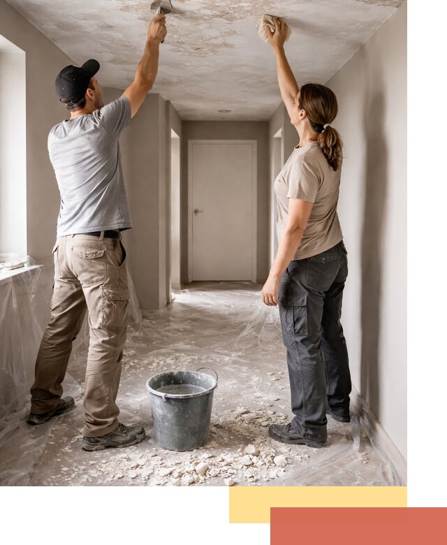 Удаление побелки с потолка в Канаше — быстро и аккуратно