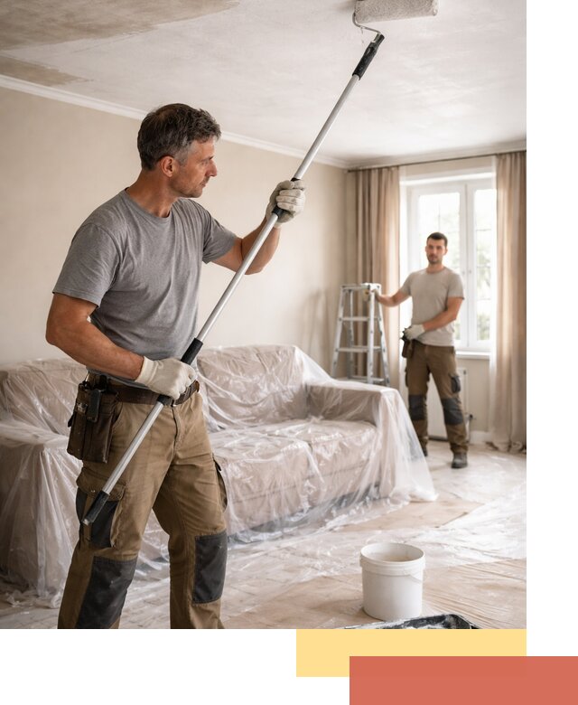 Грунтовка потолка в Канаше — подготовка под покраску и отделку