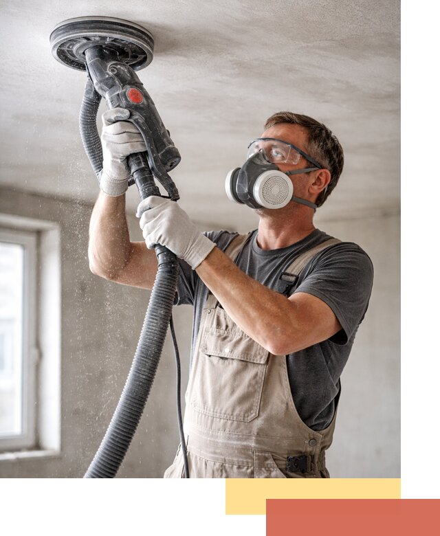 Шлифовка потолка в Канаше — качественная подготовка под отделку