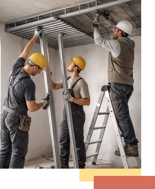 Монтаж реечного потолка под ключ в Канаше