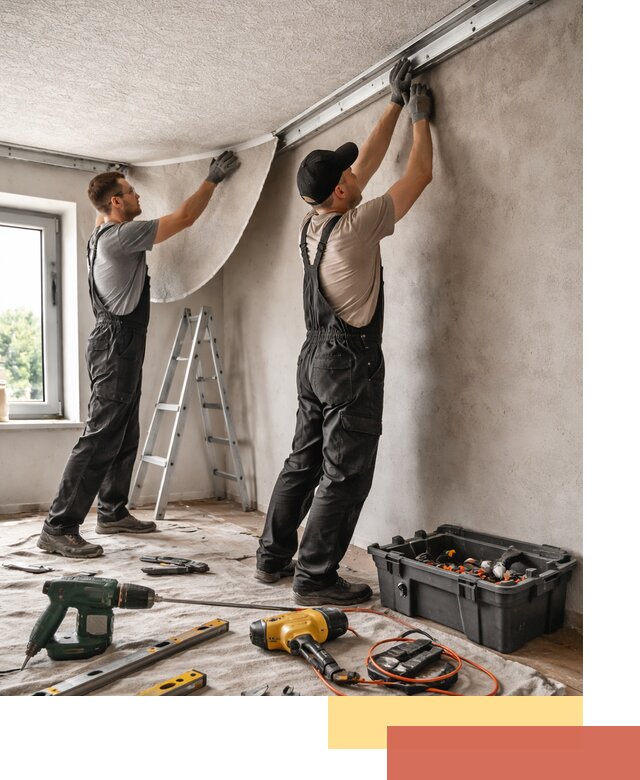 Монтаж фактурного натяжного потолка в Канаше качественно и быстро