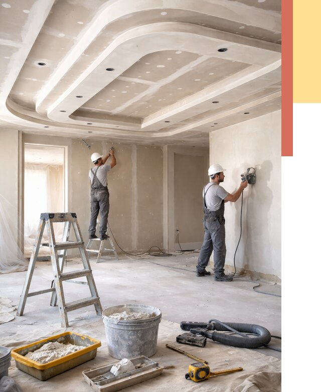 Многоуровневый потолок из гипсокартона в Канаше от 770 руб. под ключ | ОТДЕЛОЧНИК-Кна