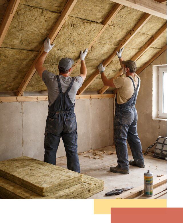 Утепление потолка минеральной ватой в Канаше